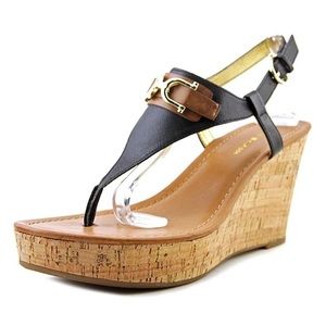 Tommy Hilfiger “Myrtie” Platform Wedge Thong Sandals NWT NIB